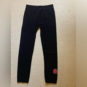 Black NC State Fleece Leggings
